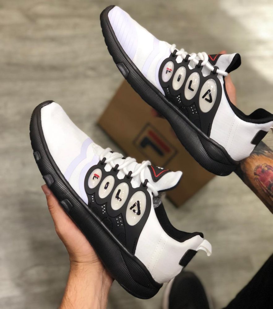 fila blanco con negro